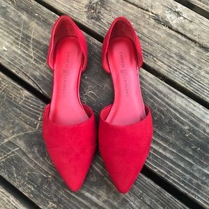 Chinese Laundry Easy Does It Red Flats